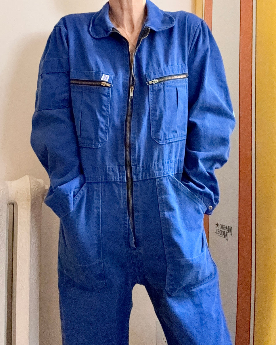 ジャケット・アウター 60s 70s Germany cover all cotton twill Vintage Key Coverall / 60s 70s Distressed Denim Herringbone