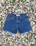 Vintage Levis 505 Dark Wash Denim Jeans Cutoffs Shorts 32