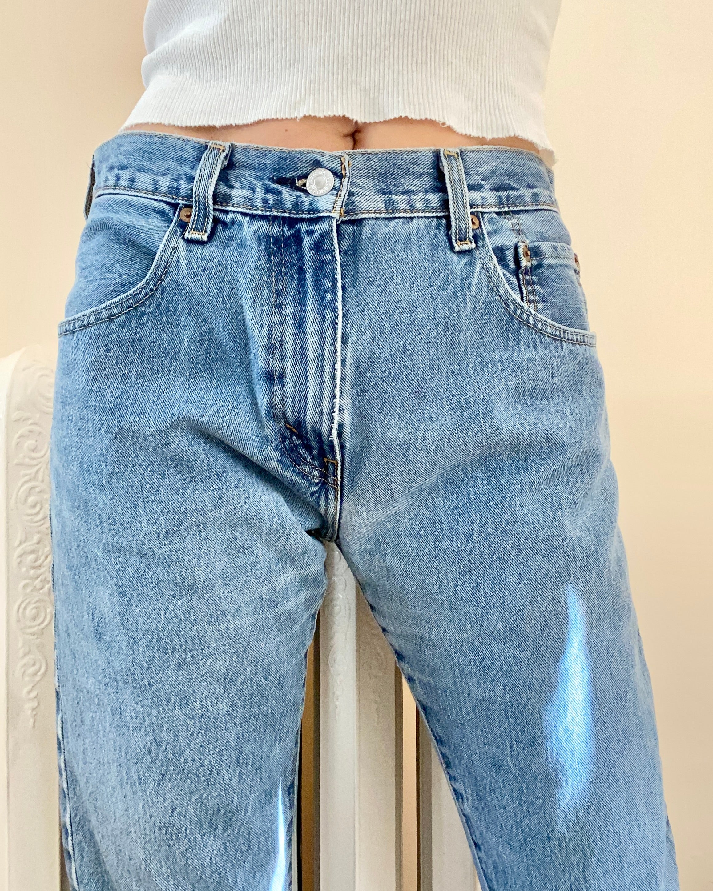 Vintage Y2K Levis 517 Boot Cut Light to Medium Wash Jeans 31 or 32
