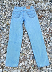 Vintage Levis 550 Light Wash Jeans size 32 Made in USA