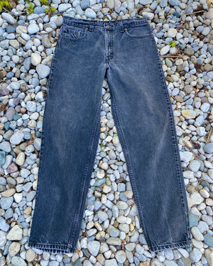 Vintage Levis 550 Black Wash Jeans size 32 Made in USA