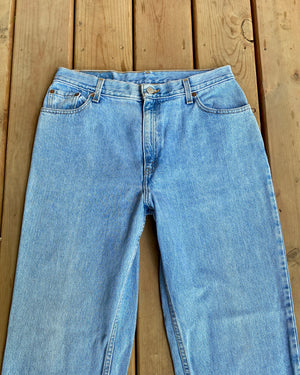 Vintage 1990s Levis 550 Relaxed Fit Light Wash Jeans size 32