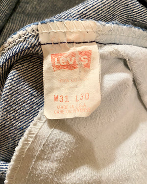 Vintage 1980s Levis 550 Orange Tab Blue Acid Wash Jeans 29 Made in USA