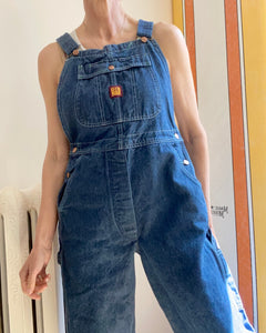 Vintage 1990s BIG BEN  by Wrangler Blue Denim Carpenter Bib Overalls Medium Wash Size M