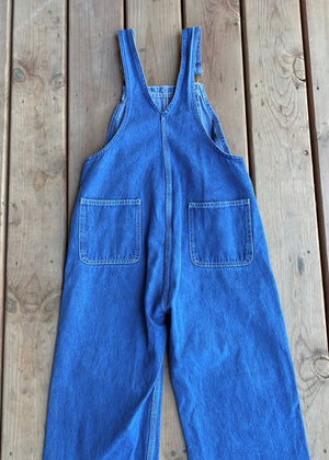 Vintage Y2K LIBERTY Blue Denim Bib Overalls Medium Wash Size S 20R