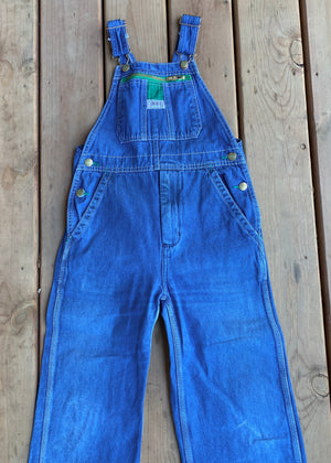 Vintage Y2K LIBERTY Blue Denim Bib Overalls Medium Wash Size XS 16R