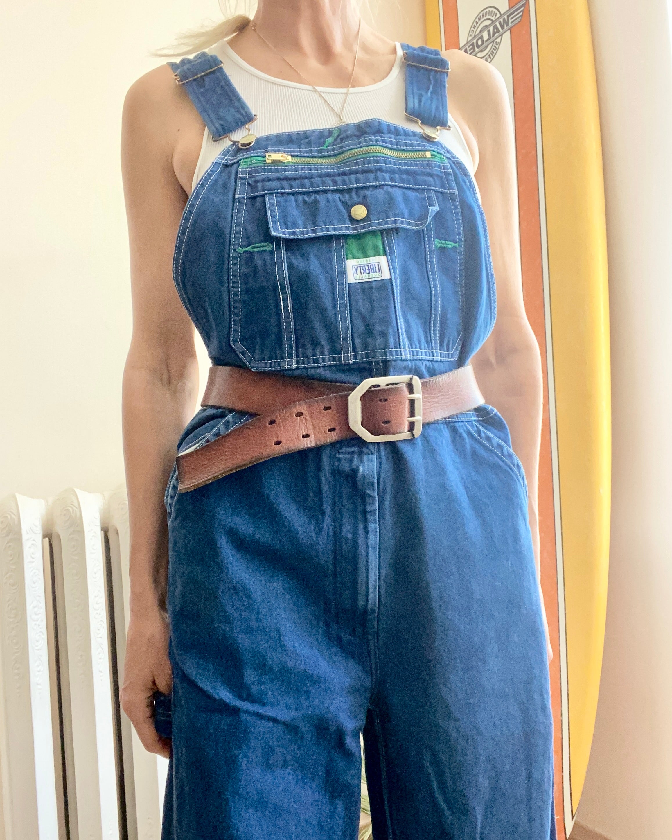 Vintage Y2K Liberty Denim Carpenter Overalls Medium Wash Size S or M or 34