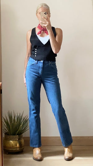 Vintage Wrangler Dark Blue Wash Jeans size 29 or 30