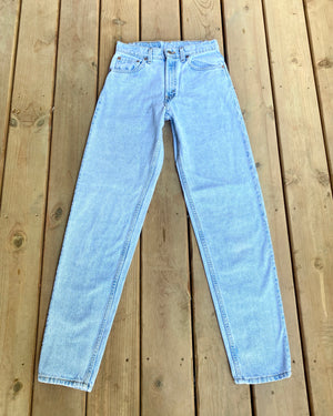 Vintage 1980s Levis 550 Light Wash Jeans size 27 Made in USA