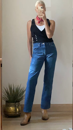Vintage Wrangler Dark Blue Wash Jeans size 29 or 30
