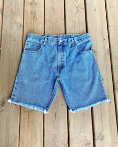 Vintage 1990s Levis 517 Light to Medium Wash Denim Jeans Cutoffs Shorts 33