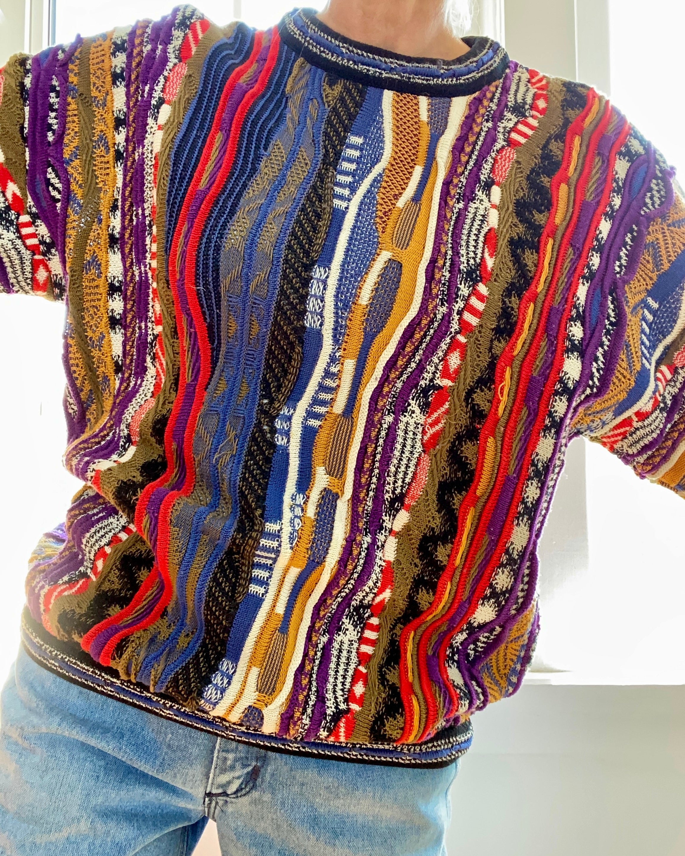 VINTAGE COOGI Inspired Jacquard Sweater by TUNDRA