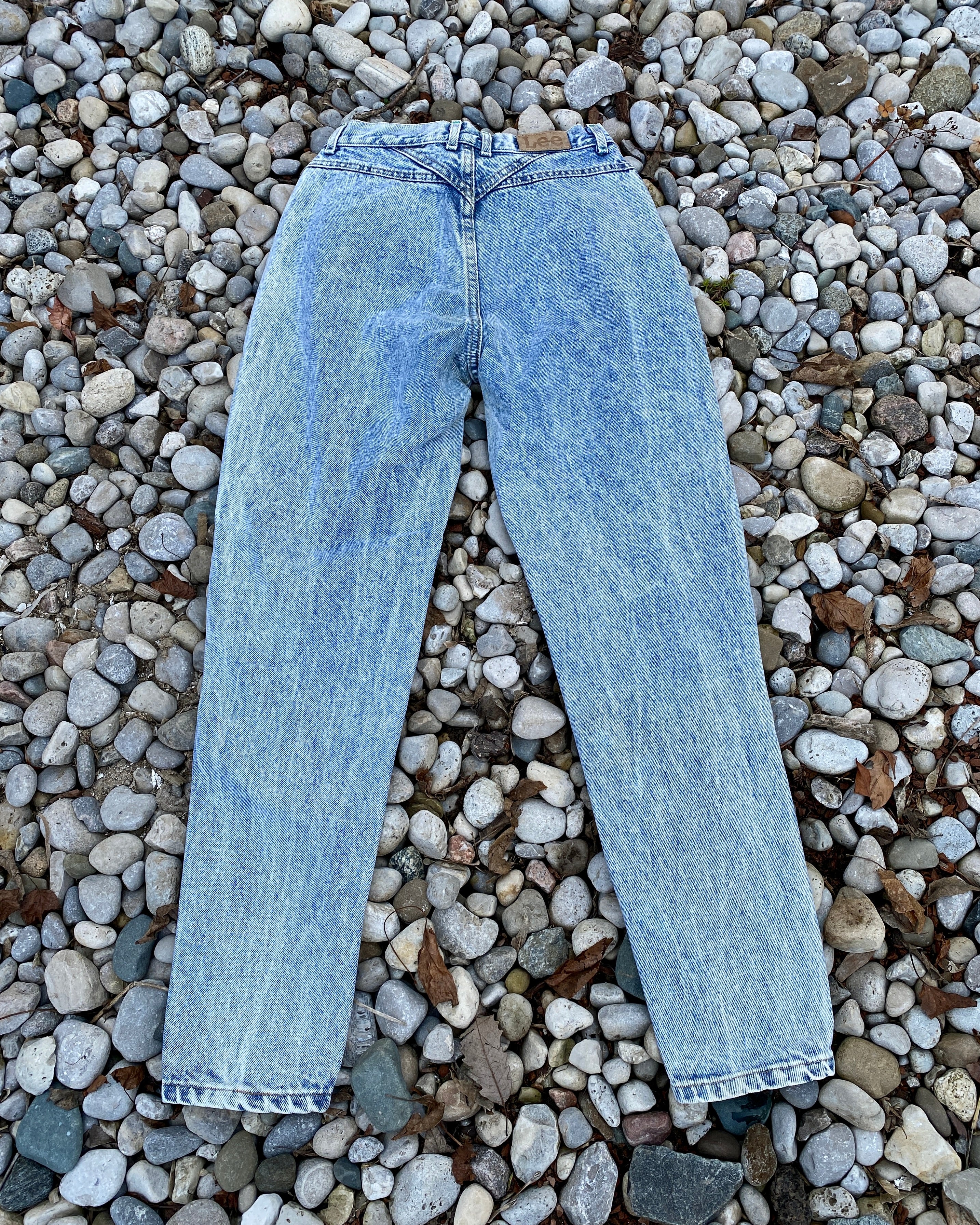 Vintage 1980s LEE Acid Wash Jeans size 26 USA