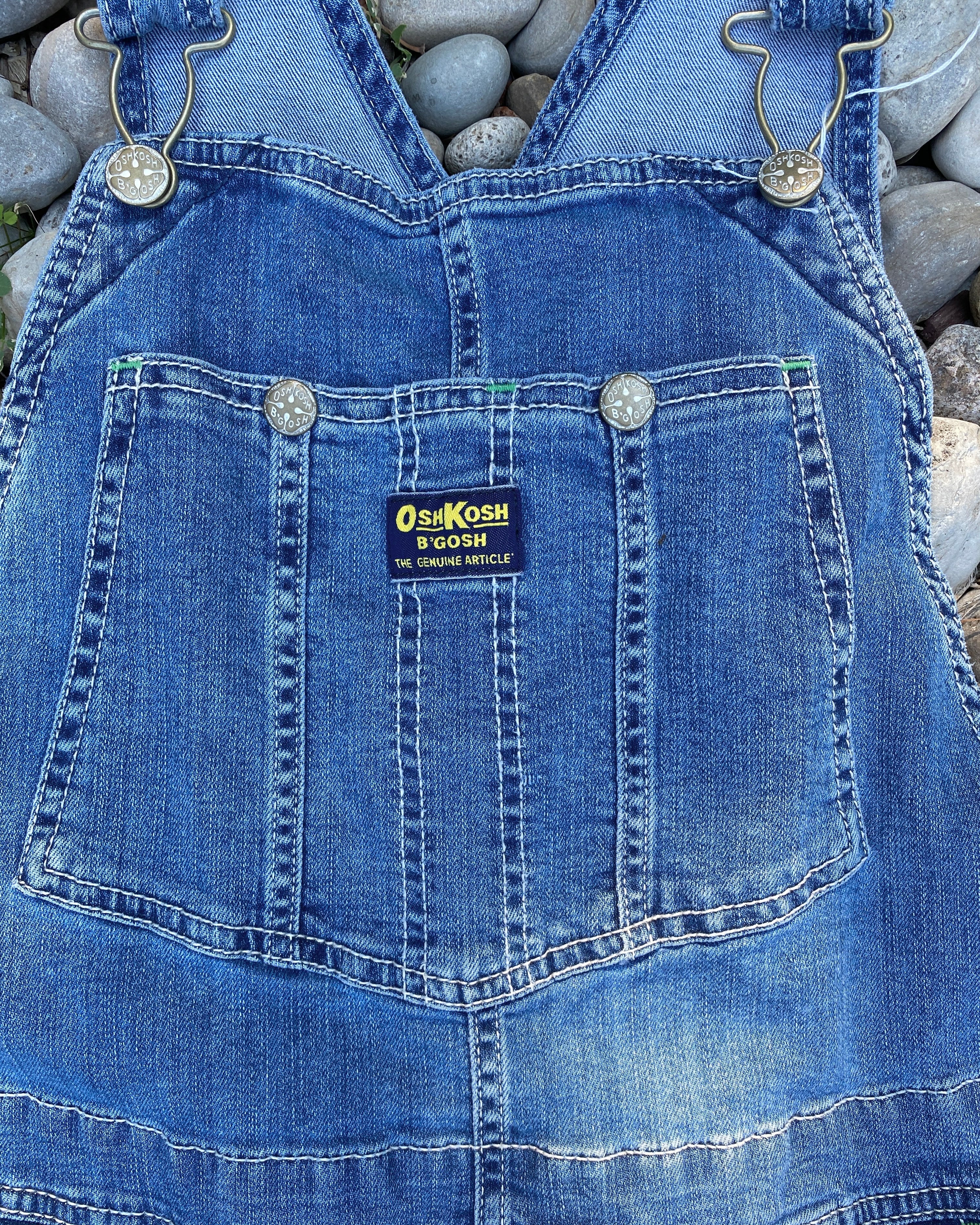 Vintage Osh Kosh Denim Carpenter Overalls Size S