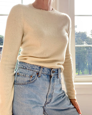 Cashmere Cream Crew Neck
