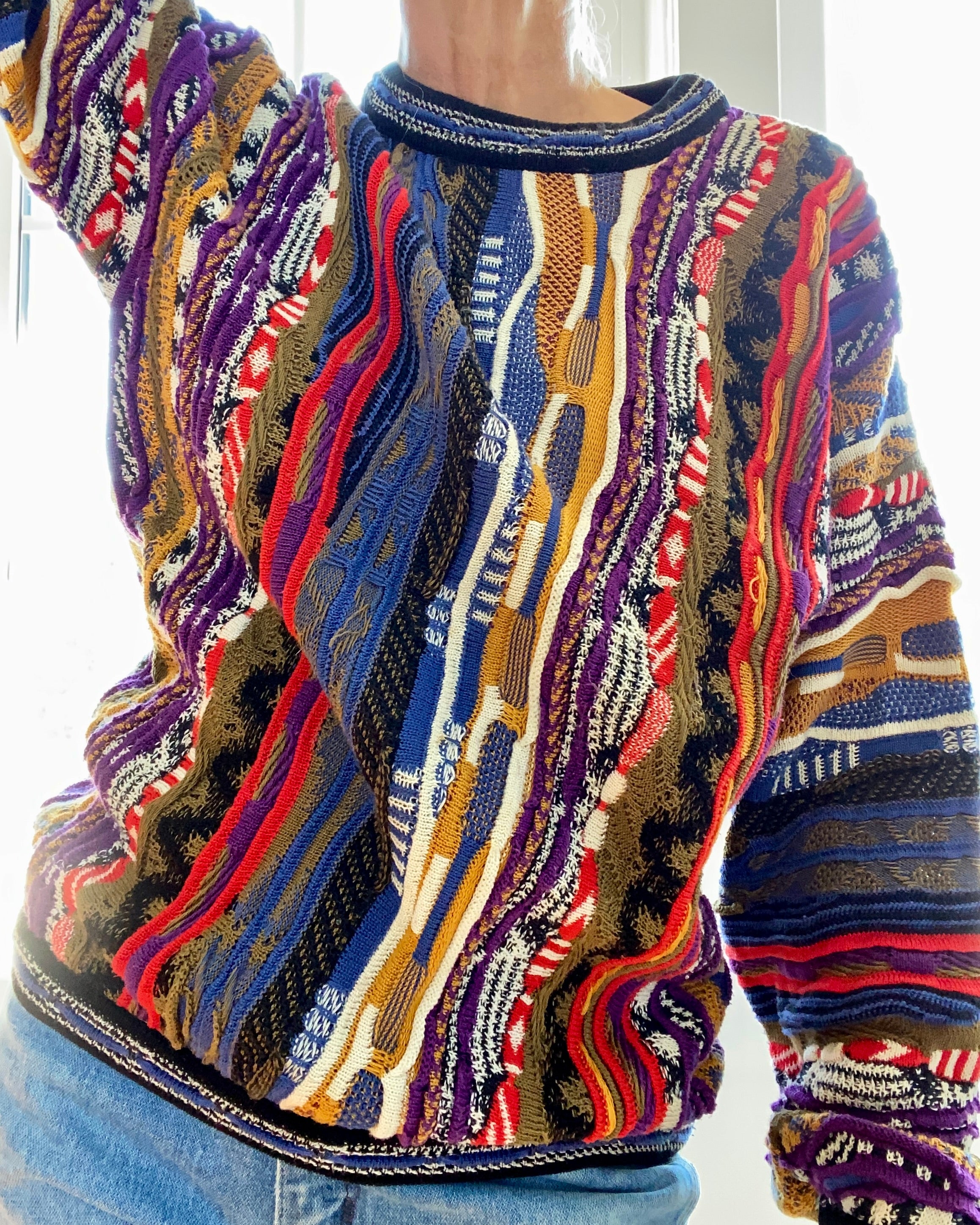 VINTAGE COOGI Inspired Jacquard Sweater by TUNDRA