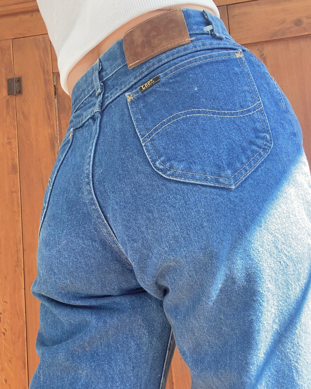 Vintage Lee Riders Medium Blue Wash Jeans size 29 USA
