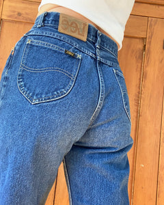 Vintage LEE Riders Made in USA Dark Wash Jeans 28 29