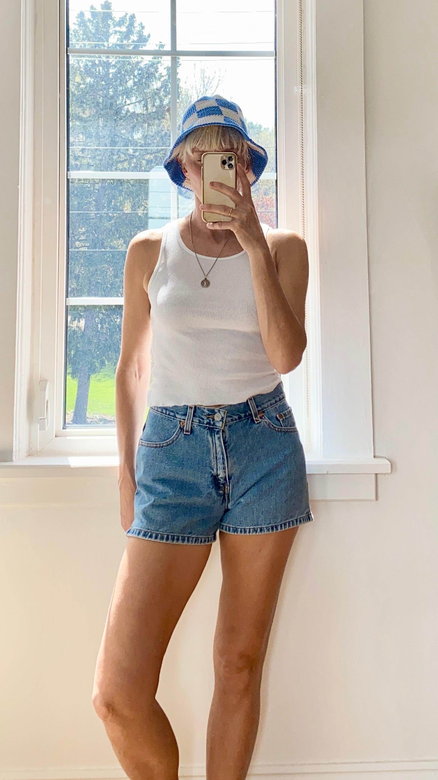 Vintage Levis Shorts Medium Wash Size 29