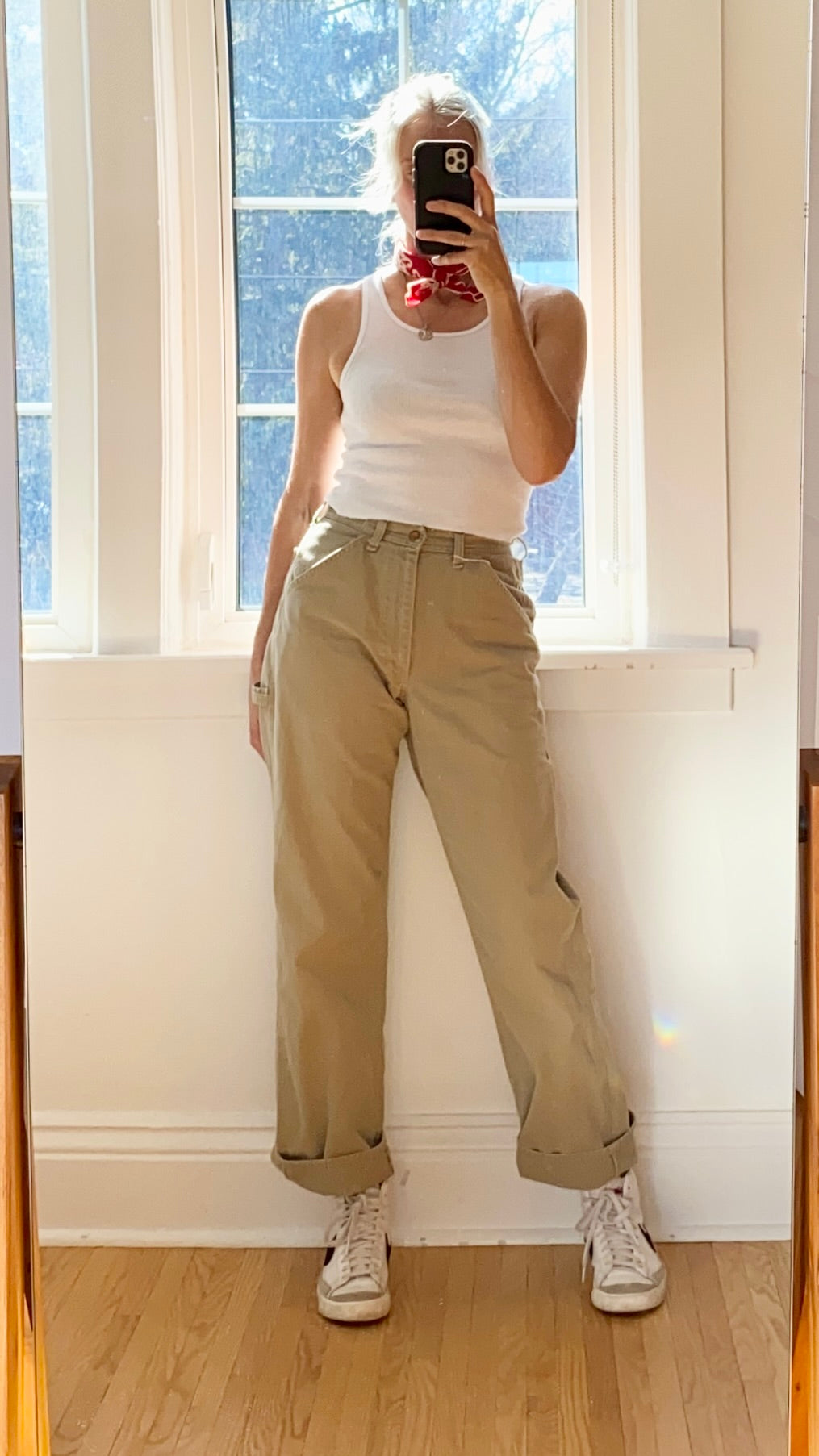 Vintage LEE Carpenters Tan Wash Jeans Pants size 27 28 29