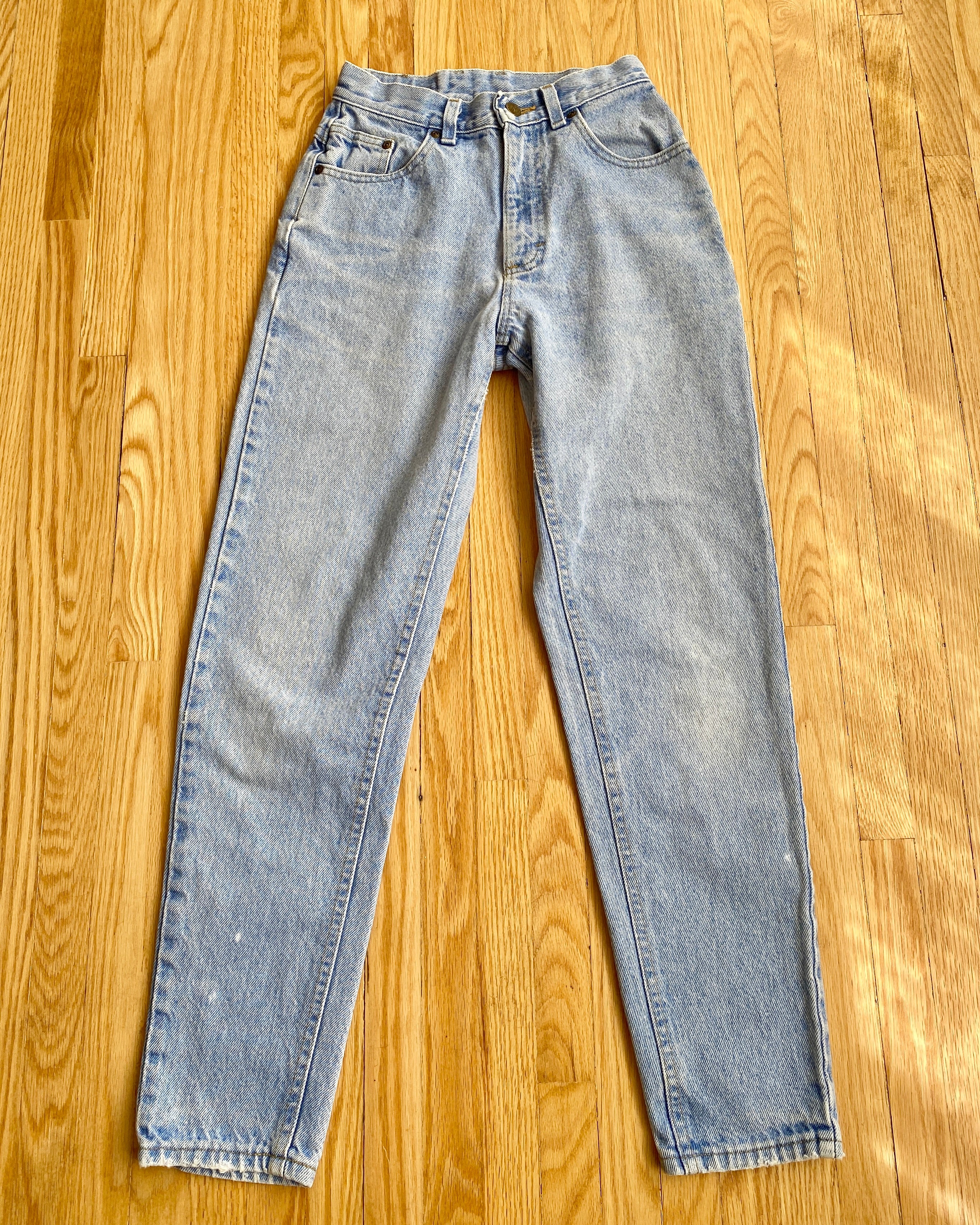 Vintage Riders Light Wash Jeans size 23 Made in USA