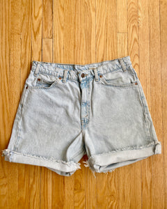 Vintage Levis Orange Tab Shorts Light Wash Size 32