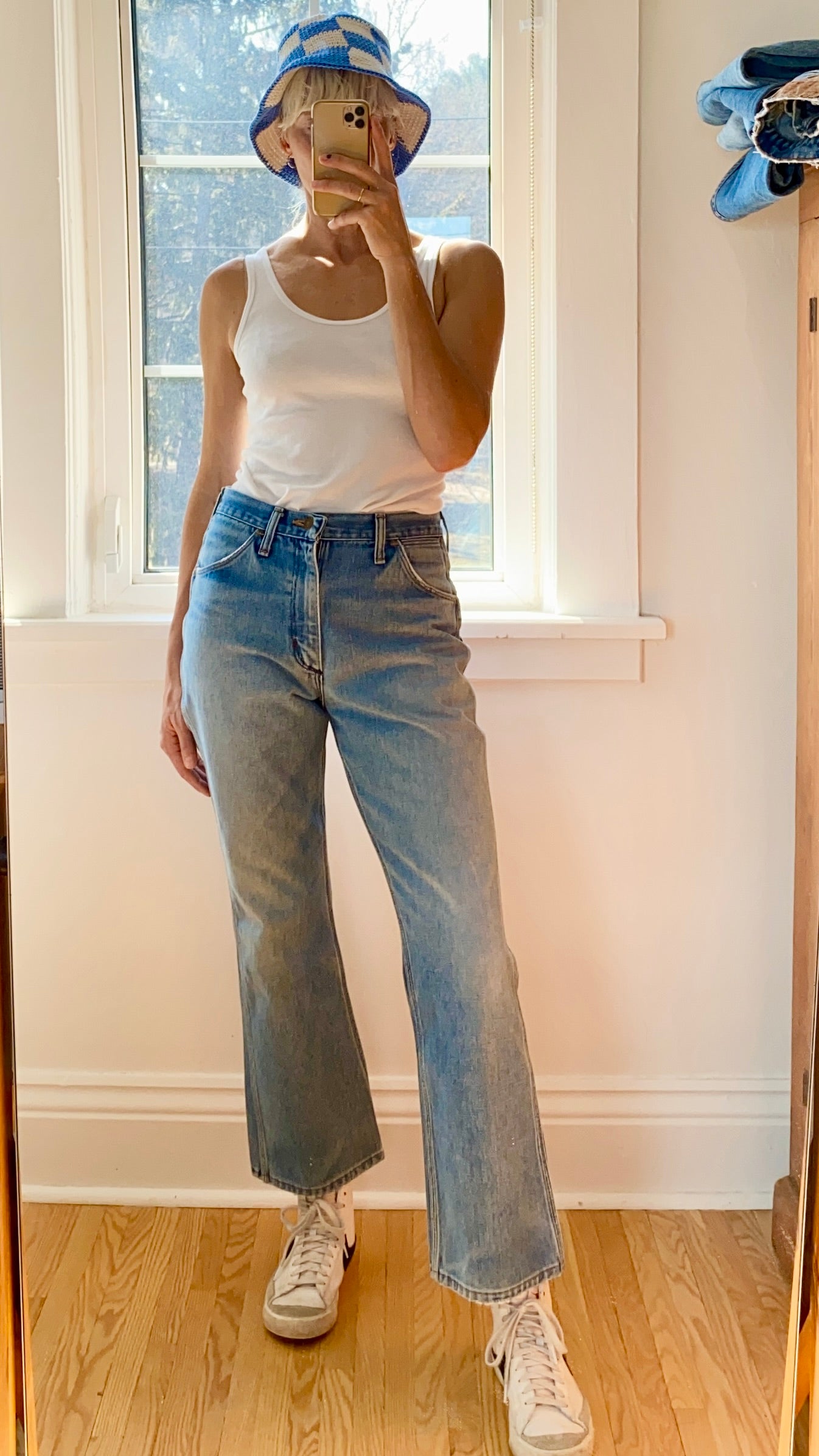 Vintage Wranglers Light Wash Jeans Made in USA size 30