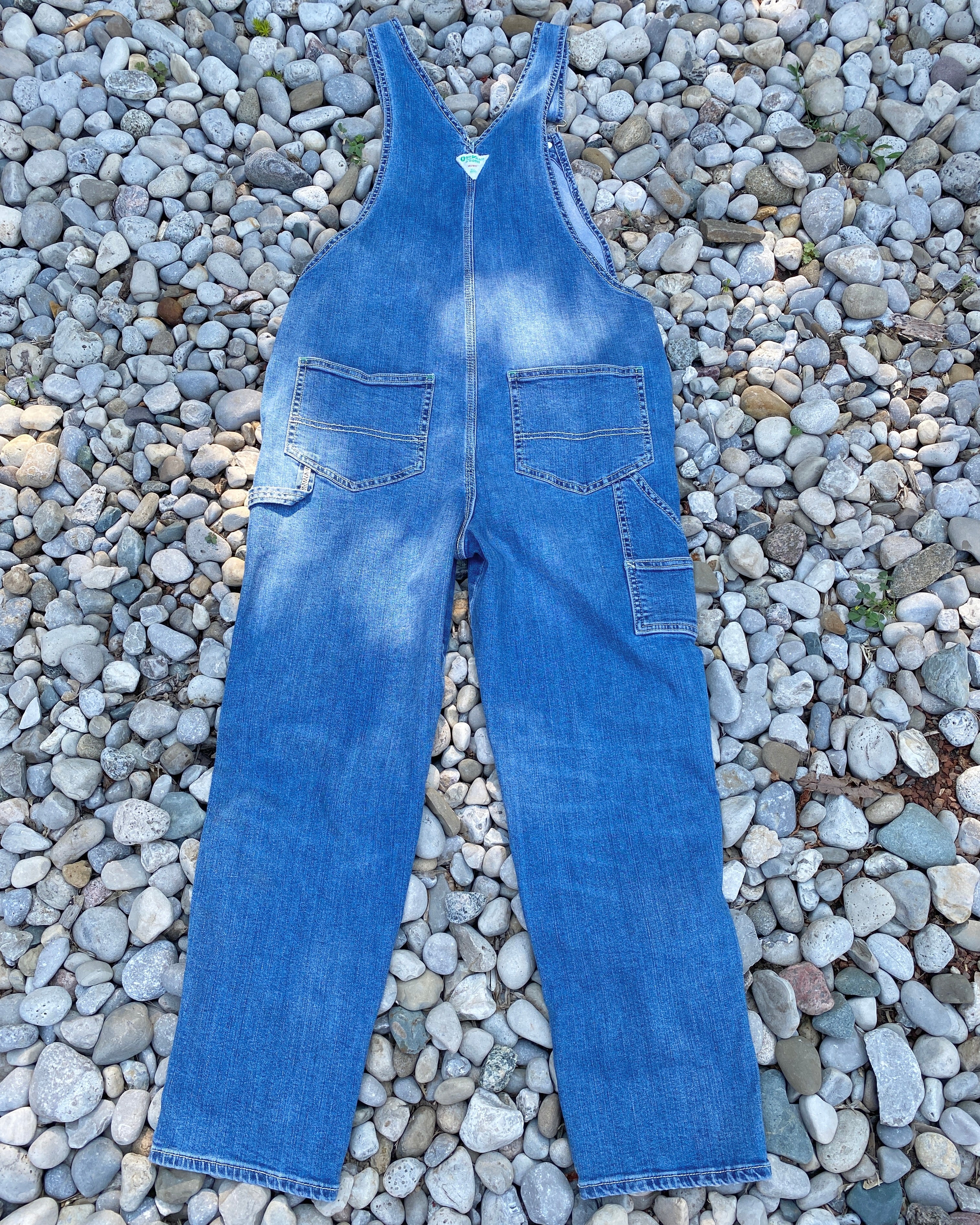 Vintage Osh Kosh Denim Carpenter Overalls Size S