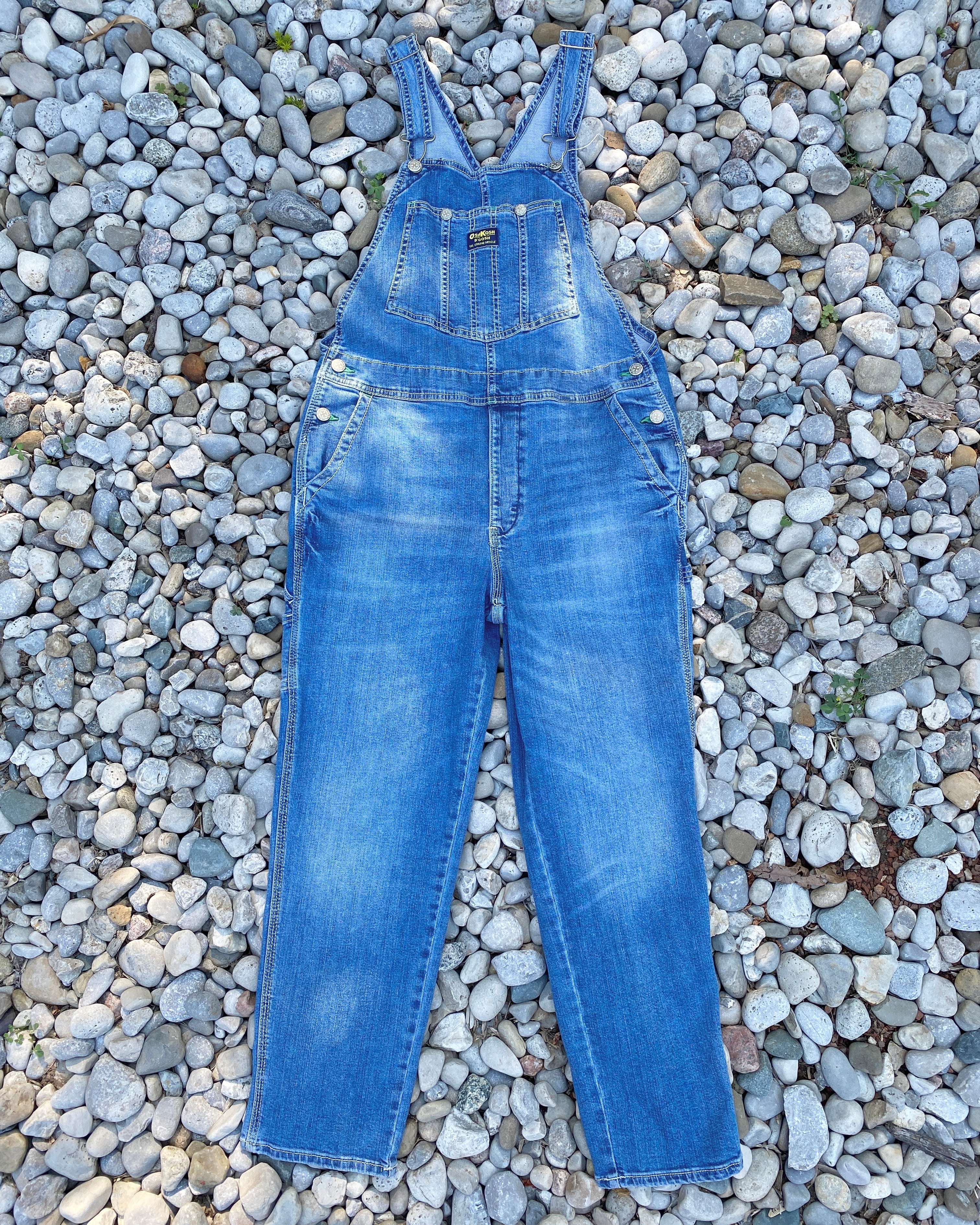Vintage Osh Kosh Denim Carpenter Overalls Size S