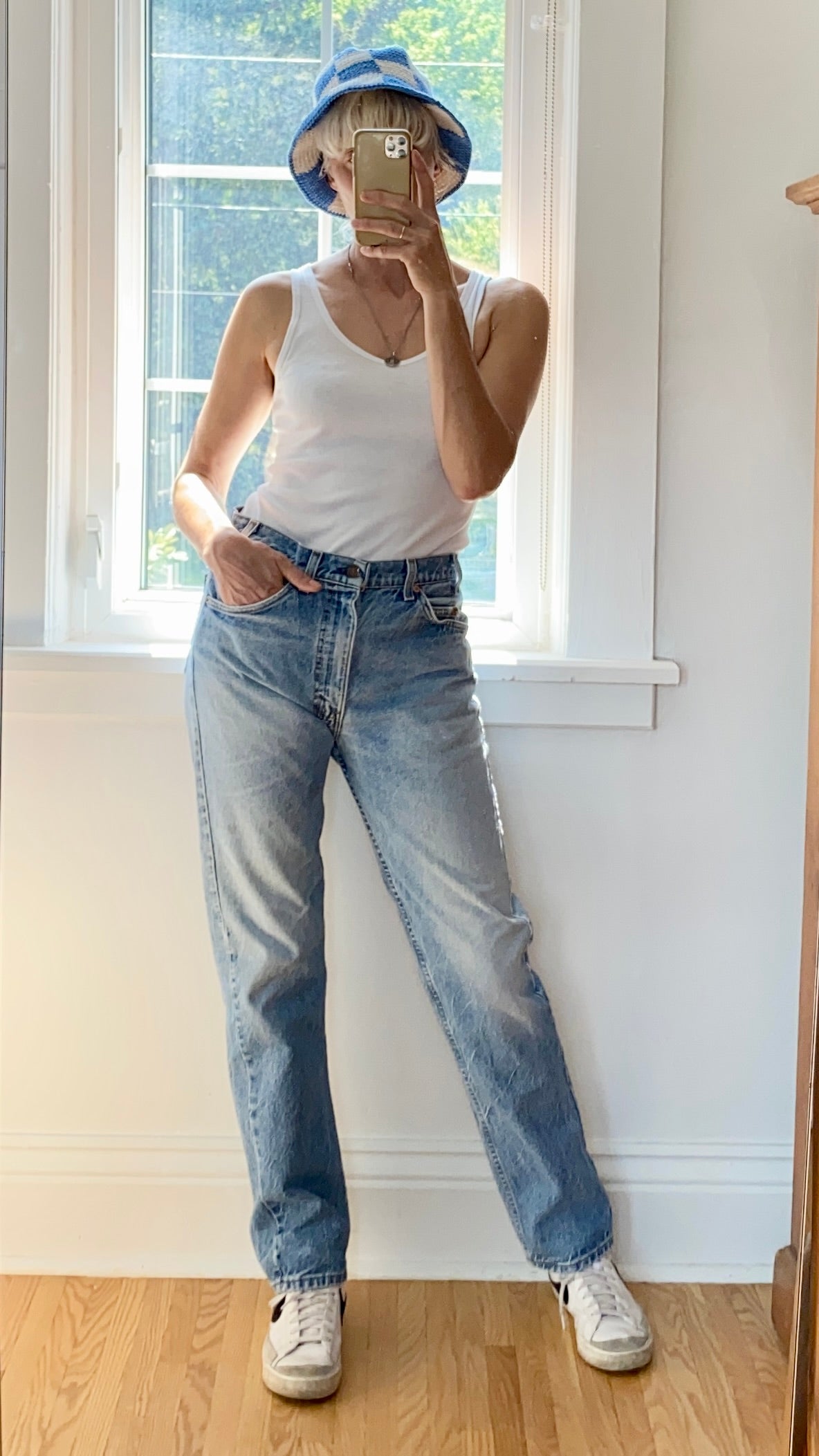 Vintage Levis 505 Orange Tab Medium Wash size 31 Made in USA