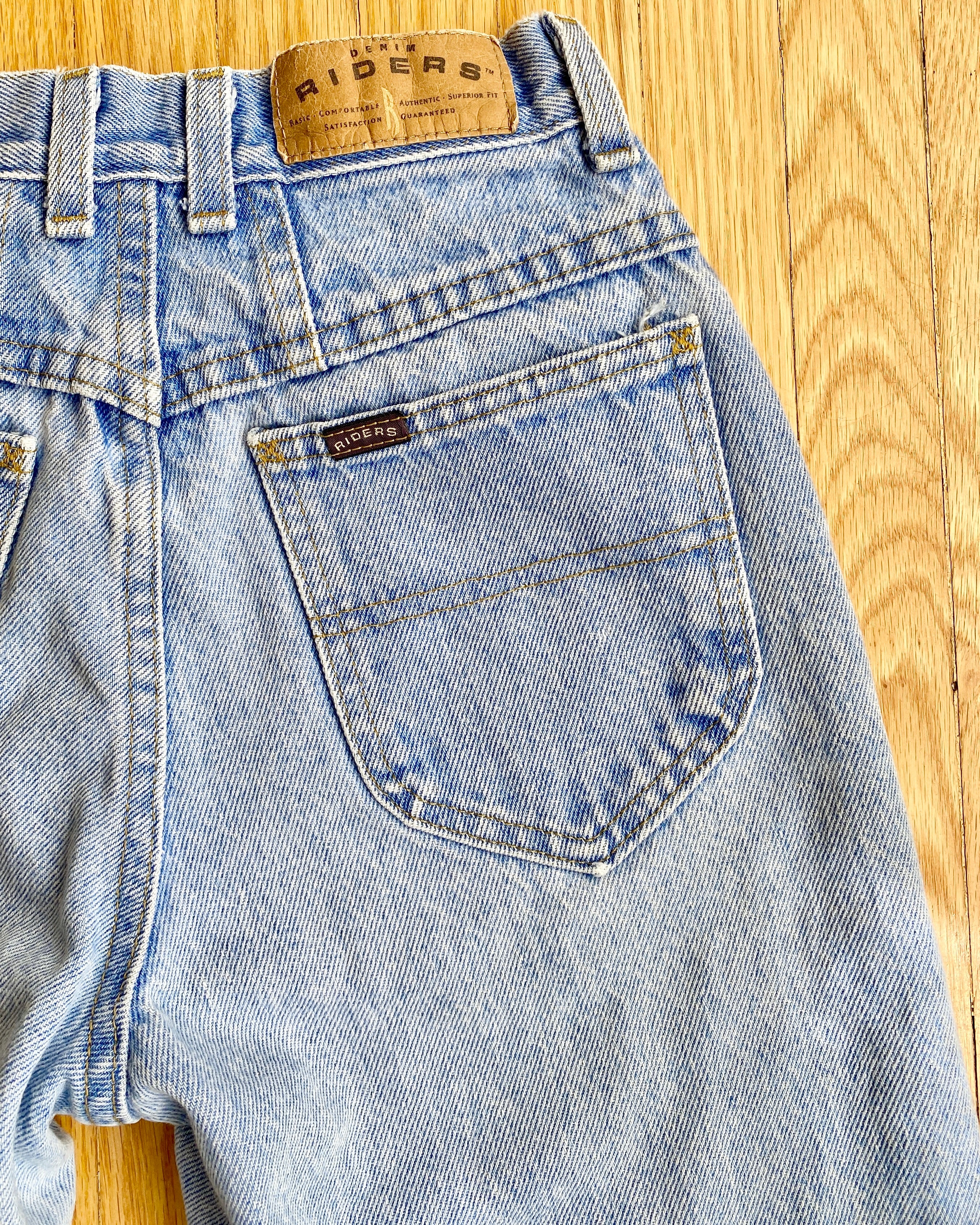 Vintage Riders Light Wash Jeans size 25 Made in USA