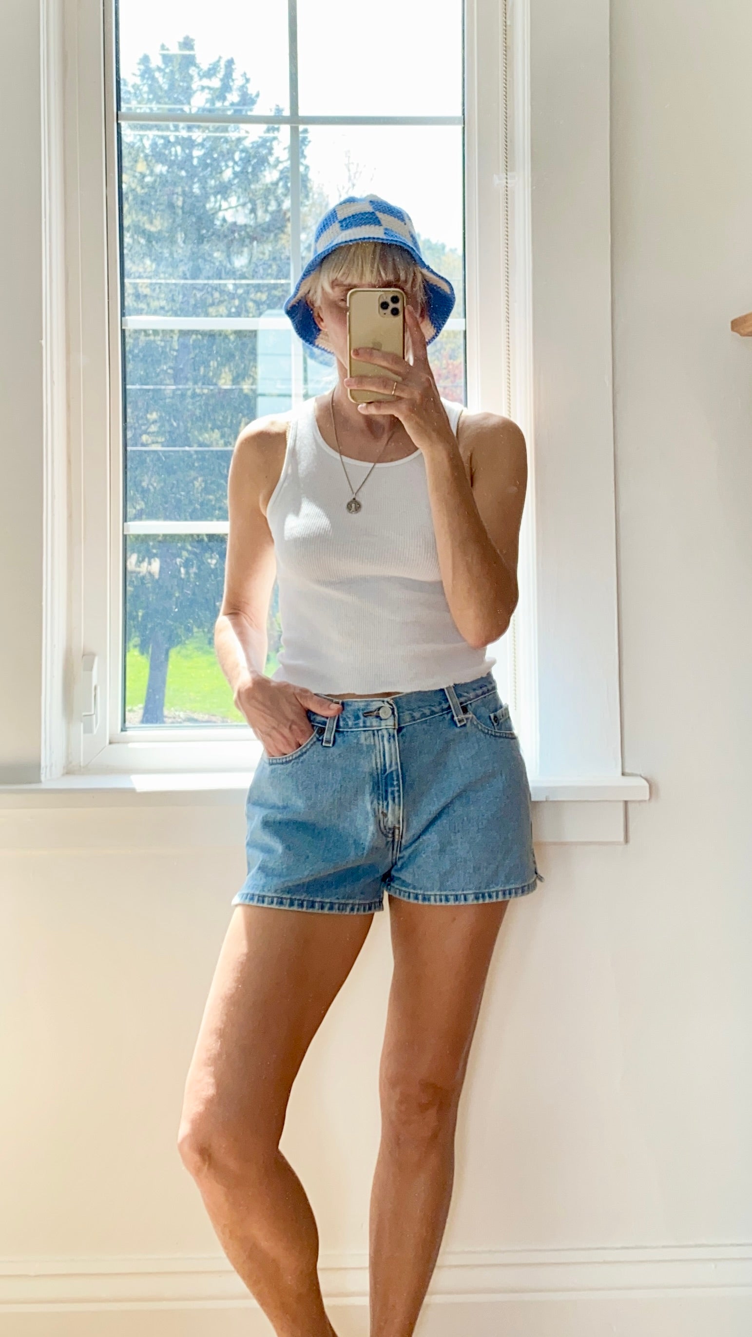 Vintage Levis Shorts Medium Wash Size 31
