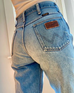 Vintage Wranglers Light Wash Jeans Made in USA size 30