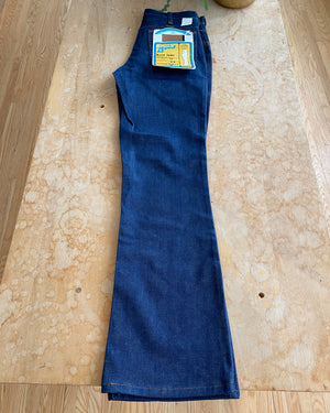 Vintage 1970s Dead Stock Jeans with Tags BOOT JEAN