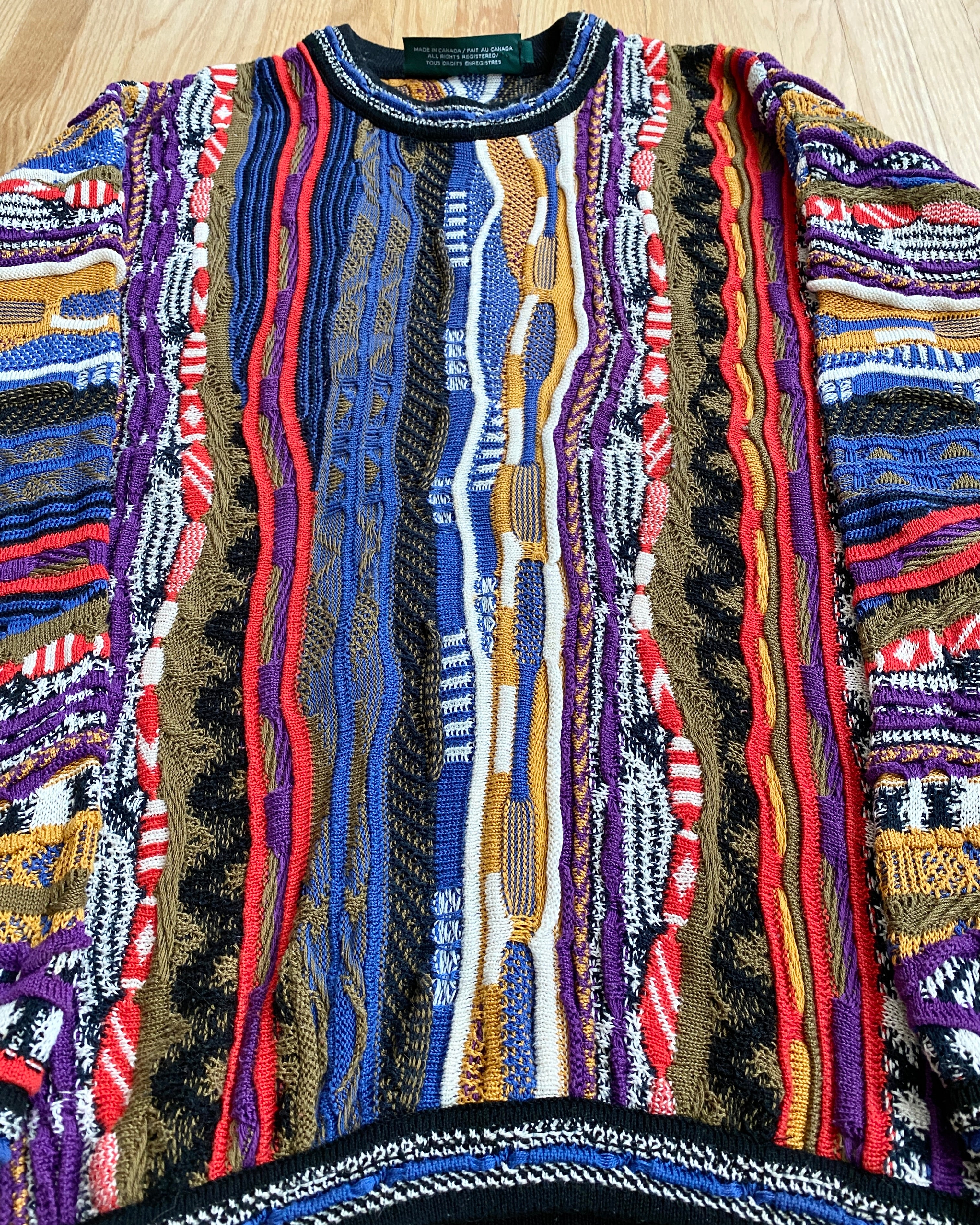 VINTAGE COOGI Inspired Jacquard Sweater by TUNDRA