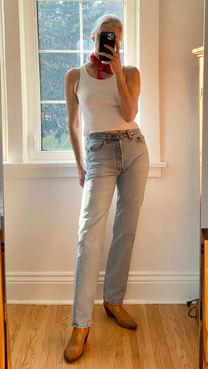 Vintage Levis 501 Light Wash Jeans size 28 USA