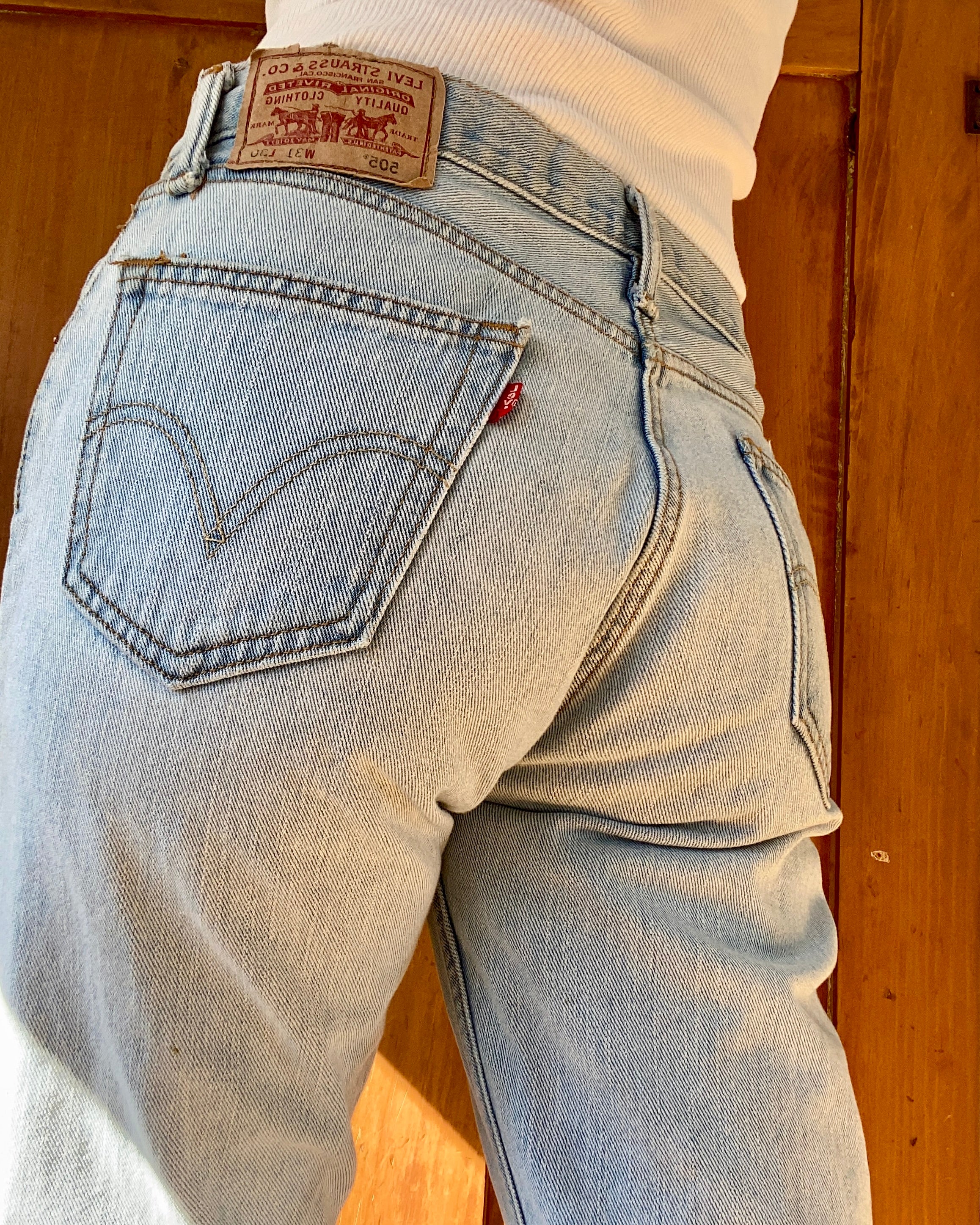 Vintage 1990s Levis 505 Light Wash Jeans size 31