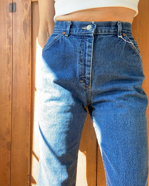 Vintage LEE Riders Made in USA Dark Wash Jeans 28 29