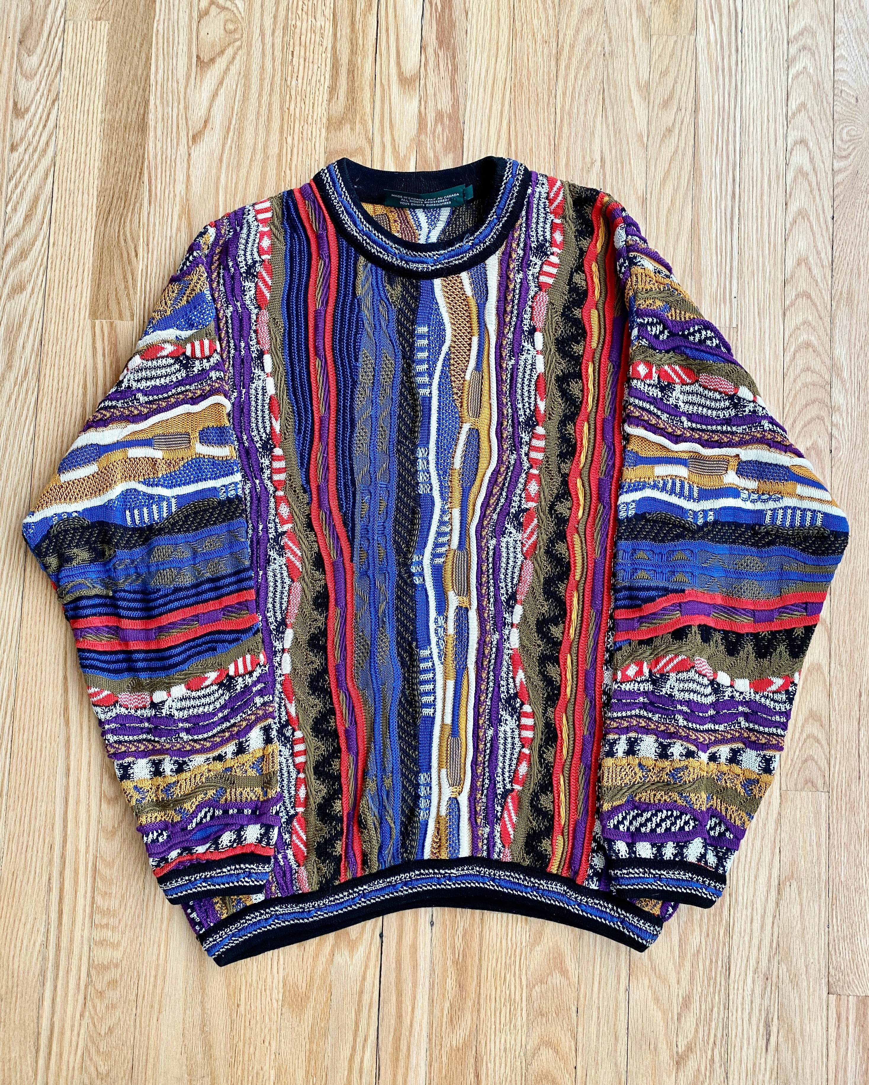 VINTAGE COOGI Inspired Jacquard Sweater by TUNDRA