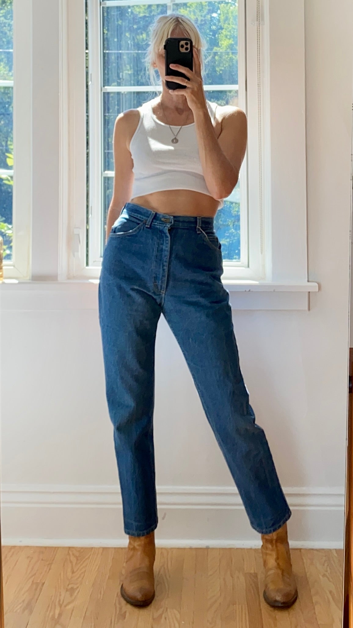 Vintage Lee Riders Dark Blue Wash Jeans size 29 USA