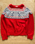 Vintage Iconic Child Snoopy Red Sweater by Sears