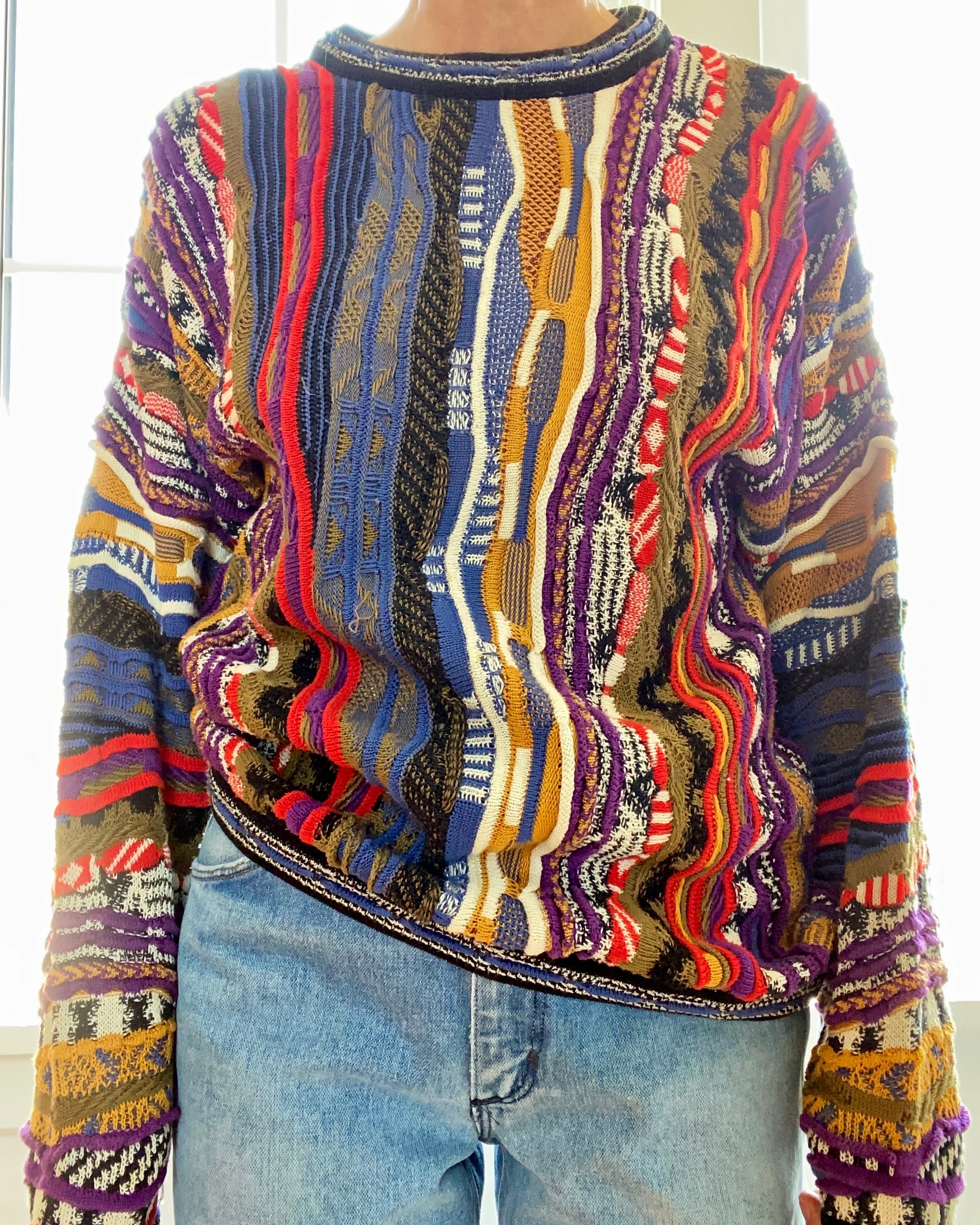 VINTAGE COOGI Inspired Jacquard Sweater by TUNDRA