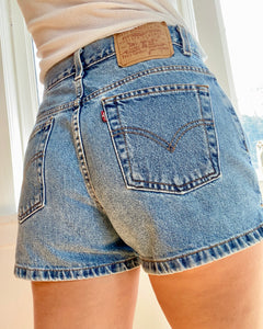Vintage Levis Shorts Medium Wash Size 29