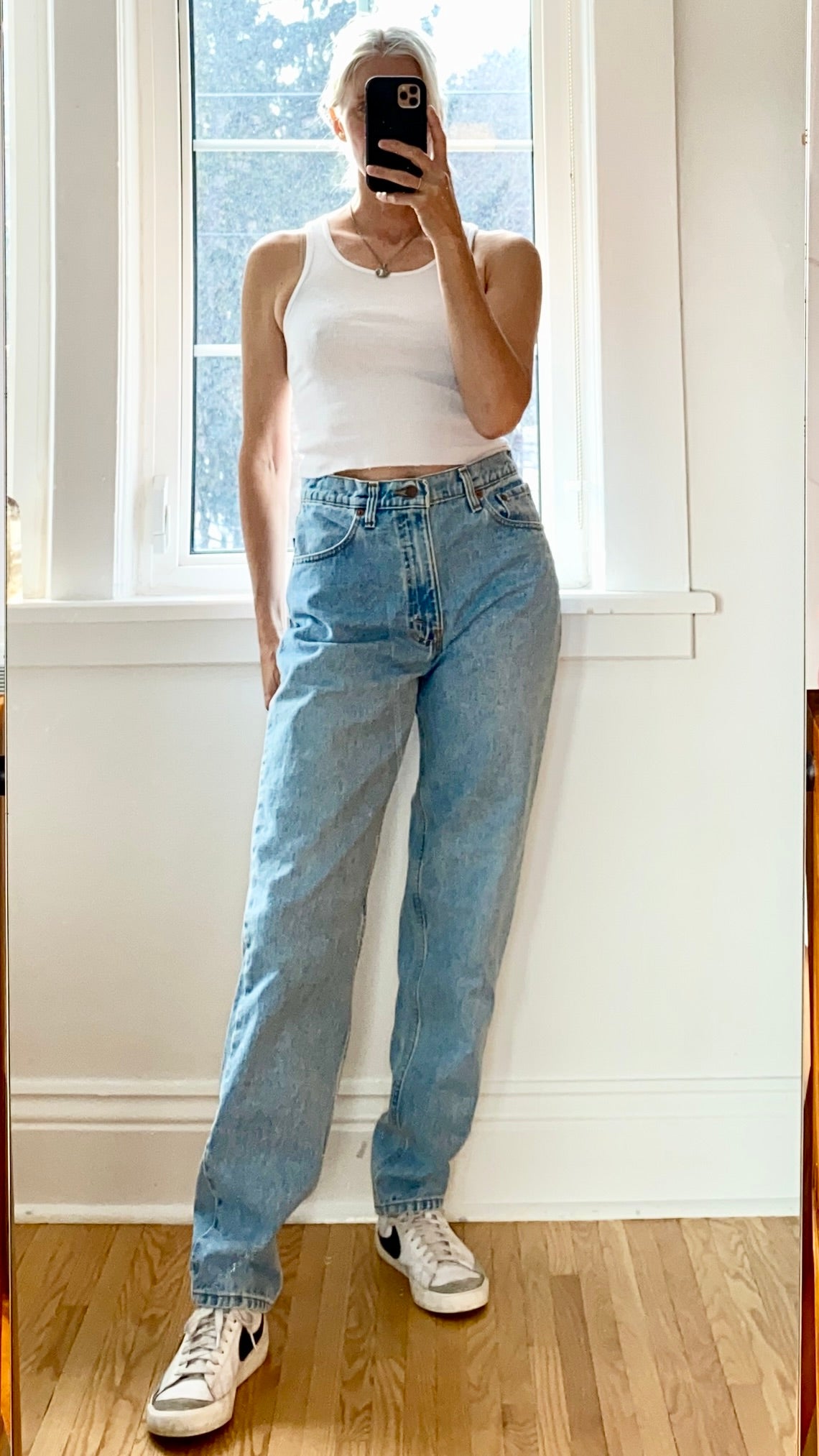 Vintage Levis 550 Light Wash Made in USA 31 to 32