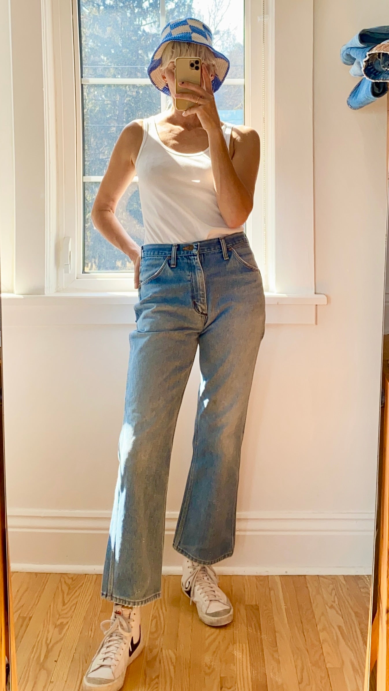 Vintage Wranglers Light Wash Jeans Made in USA size 30