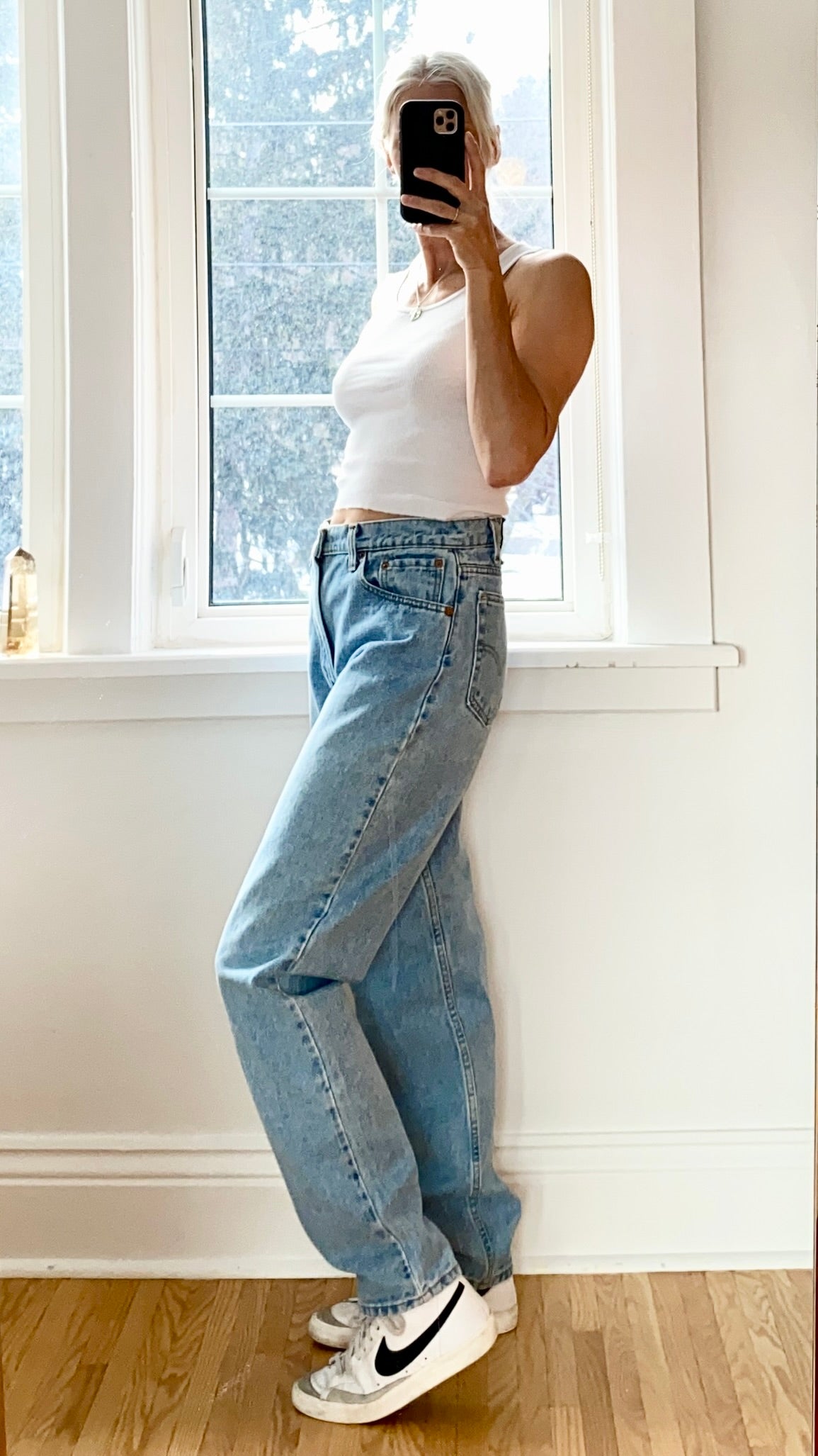 Vintage Levis 550 Light Wash Made in USA 31 to 32