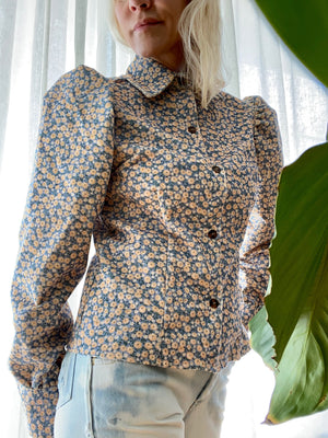 Olenka Corduroy Floral Shirt by TACH CLOTHING