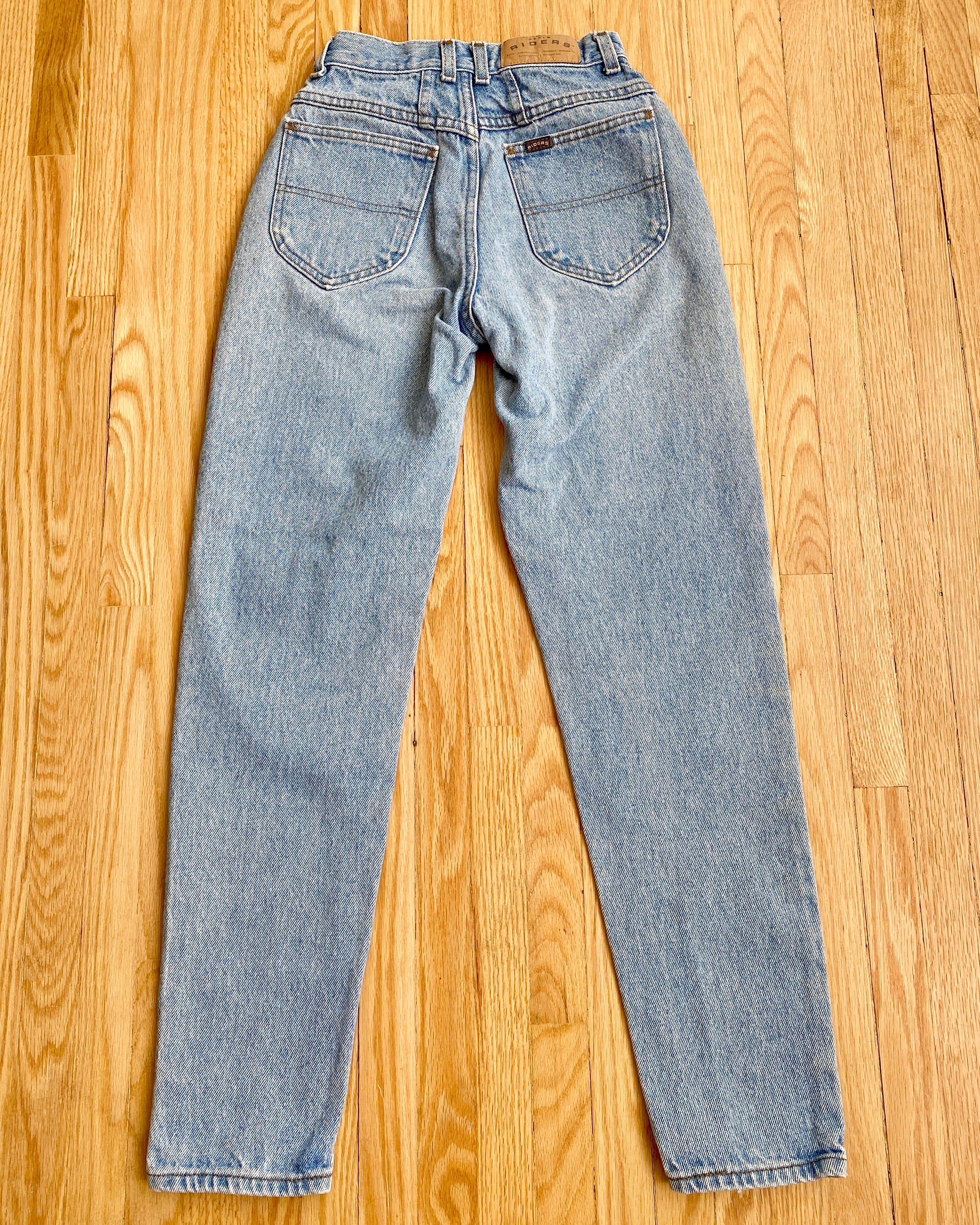Vintage Riders Light Wash Jeans size 23 Made in USA