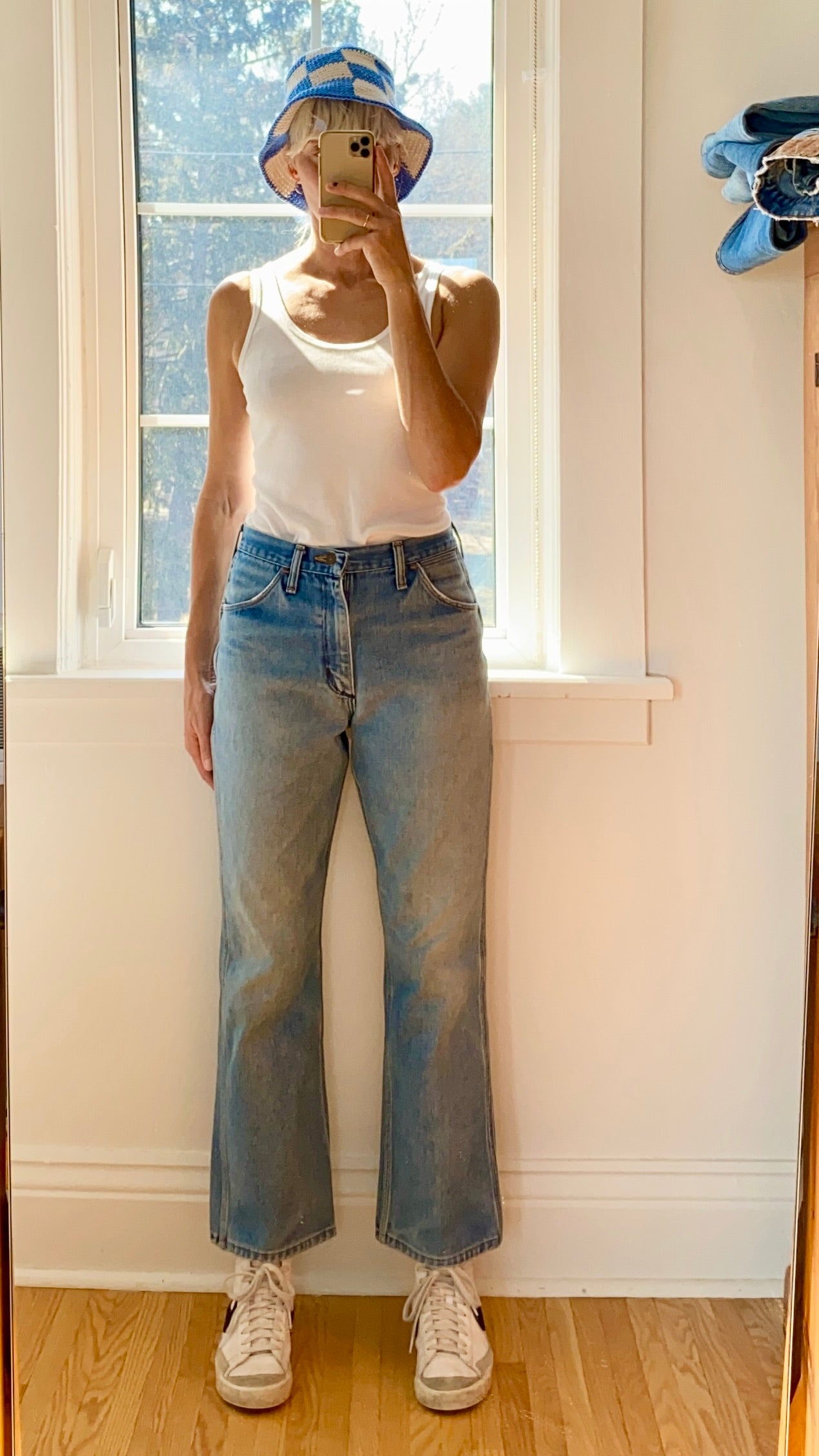 Vintage Wranglers Light Wash Jeans Made in USA size 30