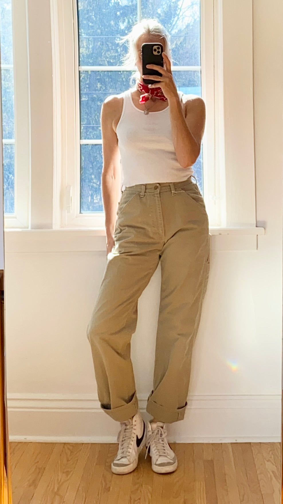 Vintage LEE Carpenters Tan Wash Jeans Pants size 27 28 29